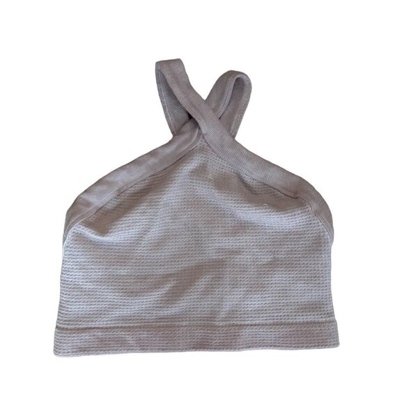 Out From Under Urban Outfitters XS/S Waffle Knit Crop Criss Cross Emilia Tank - Picture 2 of 6